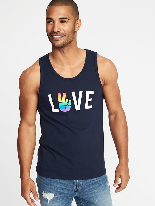 View large product image 1 of 1. Pride-Graphic Tank for Men