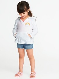 View large product image 3 of 4. Graphic Loop-Terry Cali Fleece Hoodie for Toddler Girls