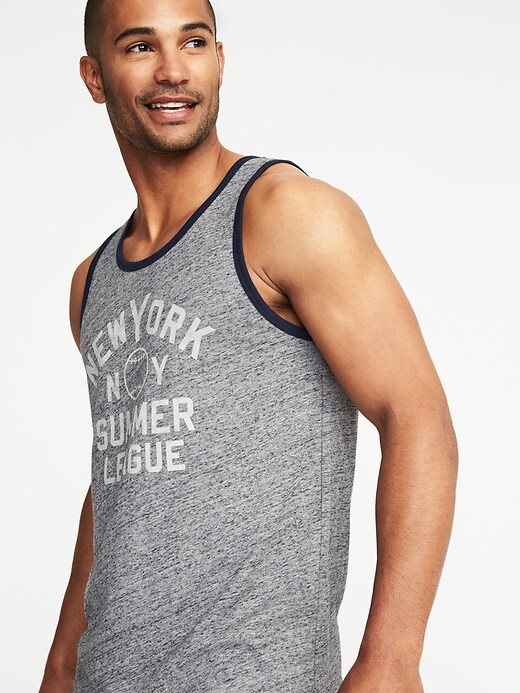 Image number 4 showing, Soft-Washed Graphic Tank