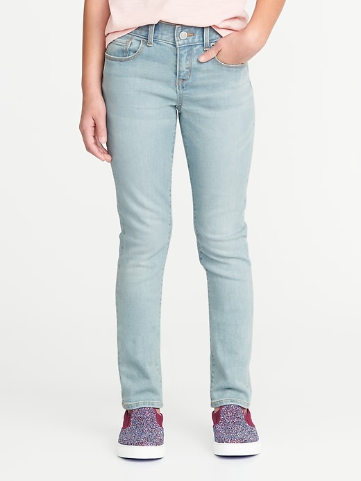View large product image 1 of 3. Skinny Light-Wash Jeans for Girls