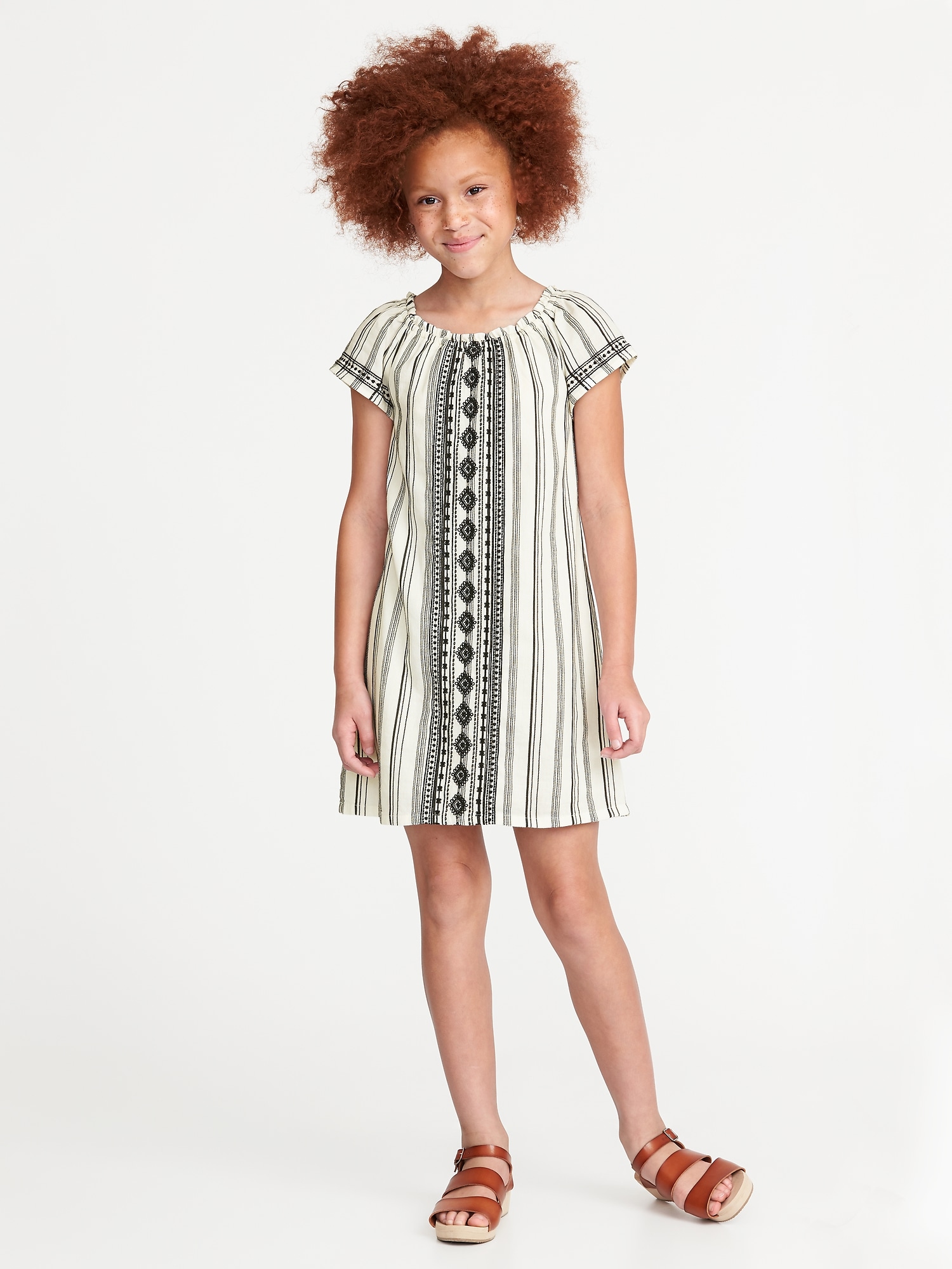 Embroidered Shift Dress for Girls | Old Navy