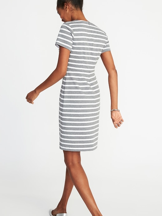 old navy ponte knit sheath dress Ponte-Knit Long-Sleeve Sheath Dress