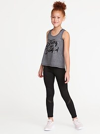View large product image 3 of 3. Graphic Twist-Back Performance Tank for Girls