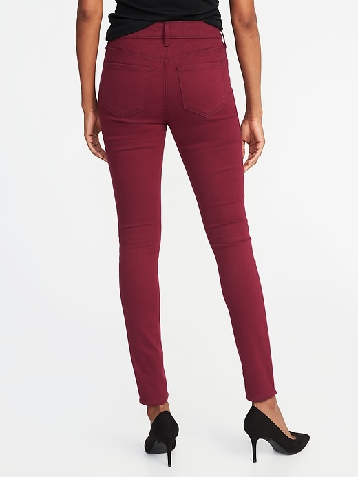 View large product image 2 of 3. Mid-Rise Pop-Color Rockstar Super Skinny Jeans for Women