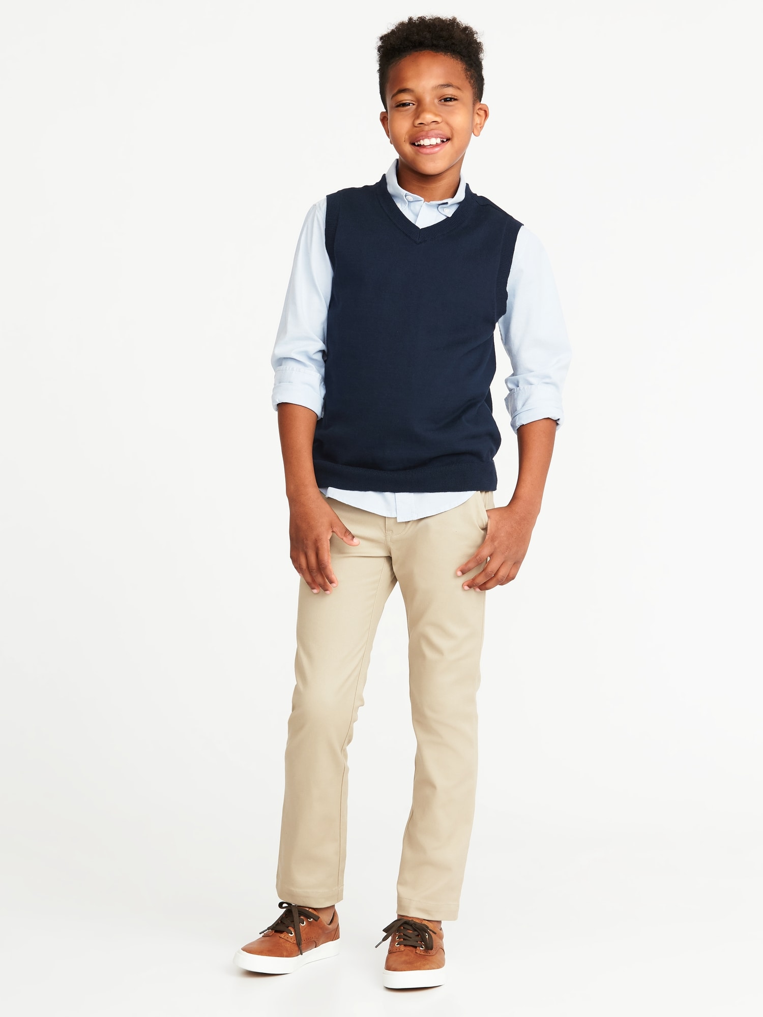 Uniform V-Neck Sweater Vest For Boys | Old Navy