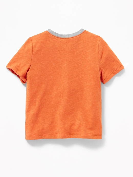 View large product image 2 of 2. Vehicle-Graphic Slub-Knit Tee for Toddler Boys