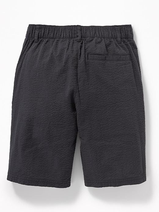 View large product image 2 of 3. Slim Pull-On Seersucker Shorts for Boys