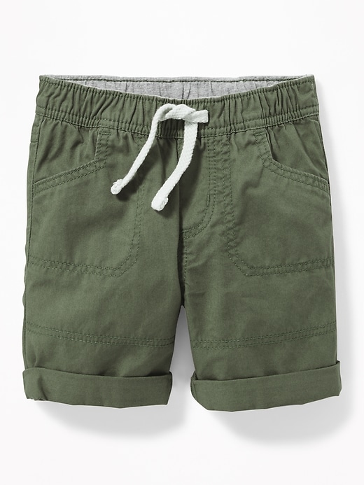 View large product image 1 of 1. Twill Utility Shorts for Baby