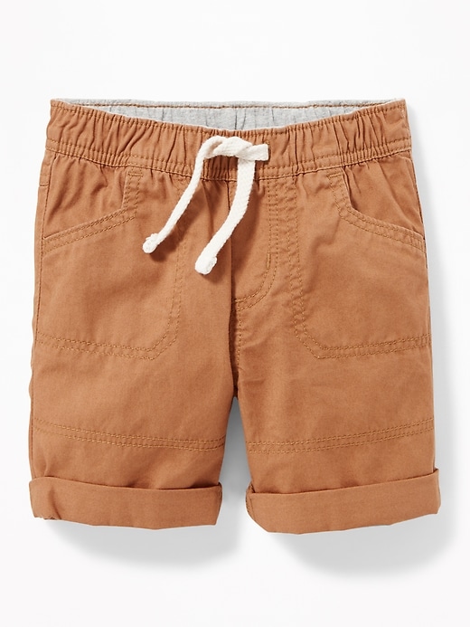 View large product image 1 of 2. Twill Utility Shorts for Baby