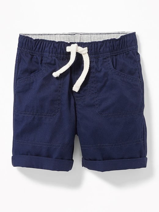View large product image 1 of 1. Twill Utility Shorts for Baby