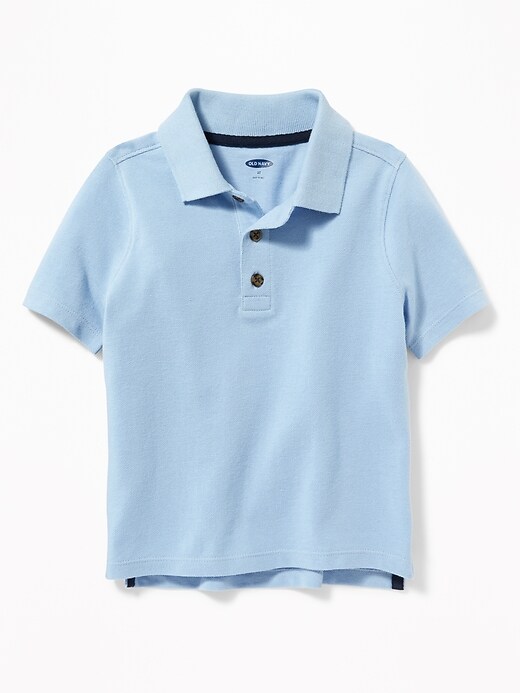 View large product image 1 of 1. Pique Uniform Polo for Toddler Boys