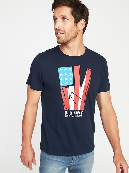 2018 Flag-Graphic Tee for Men | Old Navy