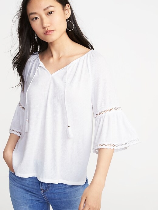 Bell-Sleeve Swing Top for Women | Old Navy