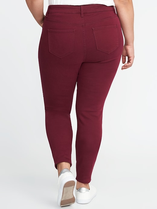 Image number 2 showing, High-Rise Secret-Slim Pockets Plus-Size Pop-Color Rockstar Jeans