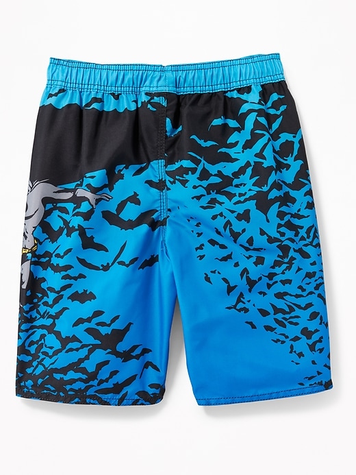 View large product image 2 of 2. Pop-Culture Print Swim Trunks for Boys