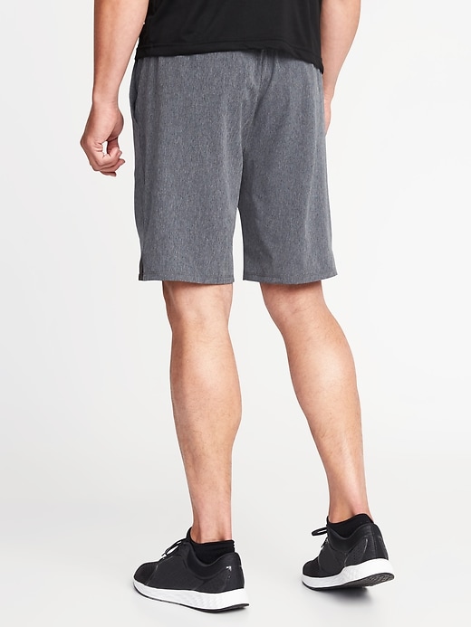 View large product image 2 of 2. Go-Dry 4-Way Stretch Shorts - 9-inch inseam