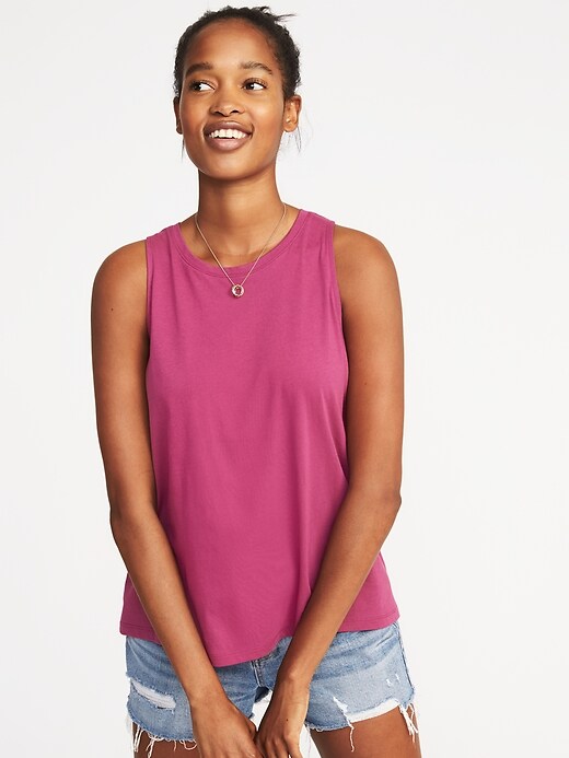 View large product image 1 of 1. Relaxed Hi-Lo Tank for Women