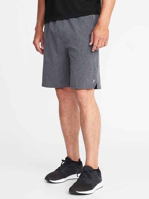 View large product image 1 of 2. Go-Dry 4-Way Stretch Shorts - 9-inch inseam