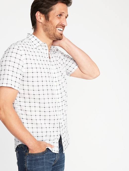Image number 4 showing, Slim-Fit Built-In Flex Printed Shirt