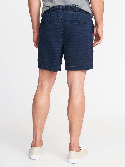View large product image 2 of 2. Built-In Flex Drawstring Jogger Shorts (7")