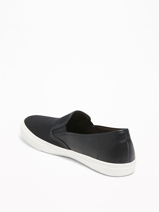 Image number 4 showing, Faux-Suede/Faux-Leather Slip-Ons for Women