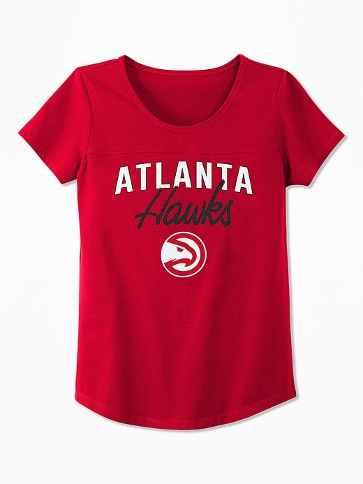 View large product image 1 of 1. NBA&#174 Team Glitter-Graphic Tee for Girls