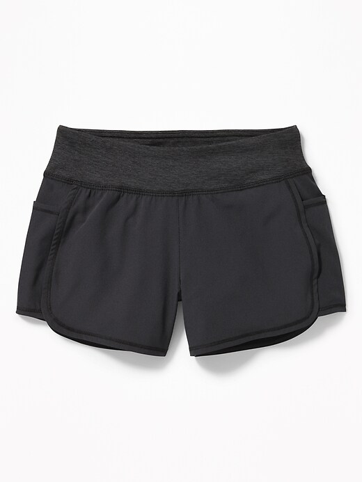 View large product image 1 of 3. Knit-Waist Run Shorts For Girls
