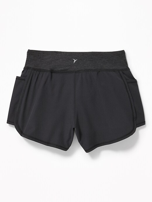 View large product image 2 of 3. Knit-Waist Run Shorts For Girls