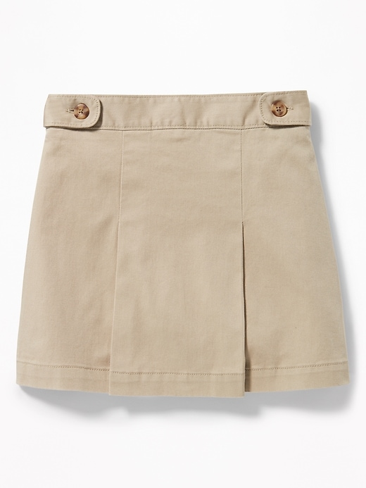 View large product image 1 of 2. Twill Uniform Skort for Girls