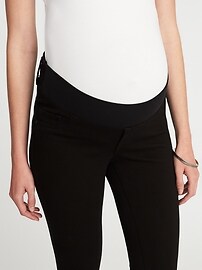 View large product image 3 of 3. Maternity Front Low-Panel Rockstar 24/7 Jeggings