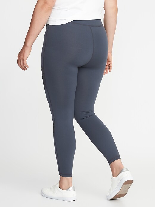 View large product image 2 of 3. High-Rise Plus-Size 7/8-Length Street Leggings