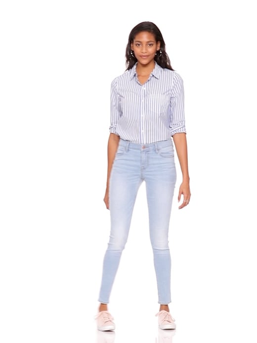 variable Challenge Adult Mid-Rise Super Skinny Jeans for Women | Old Navy