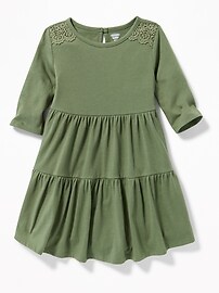 View large product image 3 of 3. Tiered Jersey Swing Dress for Toddler Girls