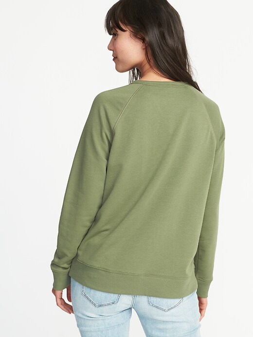 Image number 2 showing, Relaxed Sweatshirt for Women