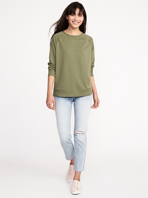 Image number 3 showing, Relaxed Sweatshirt for Women