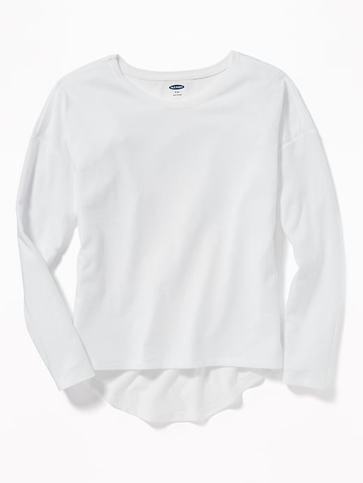 View large product image 1 of 3. Softest Crew-Neck Tee for Girls