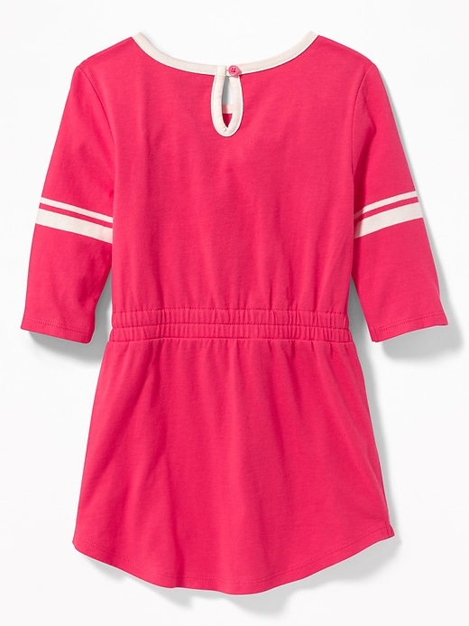 View large product image 2 of 3. Graphic Elasticized-Waist Jersey Dress for Toddler Girls