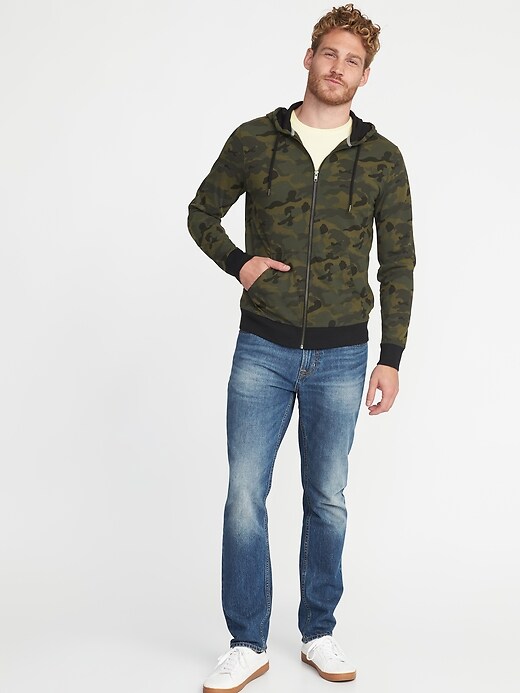 Image number 3 showing, Soft-Washed Lightweight Camo-Print Hoodie