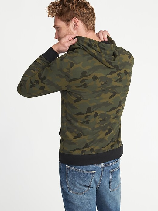 Image number 2 showing, Soft-Washed Lightweight Camo-Print Hoodie