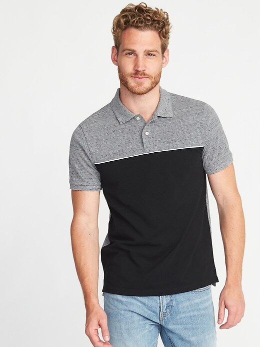 View large product image 1 of 5. Built-In Flex Moisture-Wicking Pro Polo