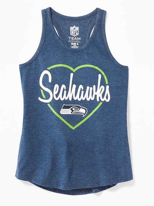 View large product image 1 of 1. NFL&#169 Racerback Tank for Girls