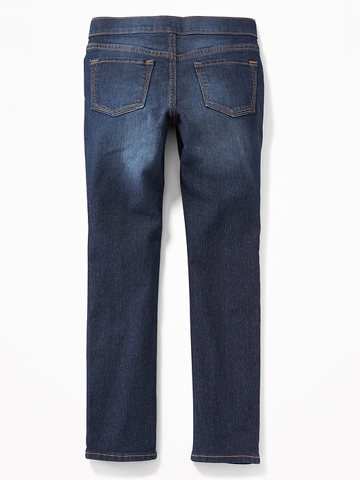 View large product image 2 of 3. Skinny Built-In Tough Pull-On Jeans for Girls