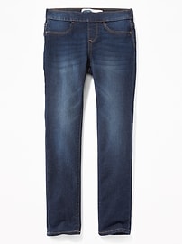 View large product image 3 of 3. Skinny Built-In Tough Pull-On Jeans for Girls