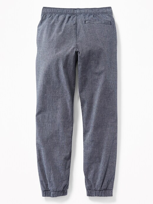 View large product image 2 of 3. Built-In Flex Madras Joggers For Boys