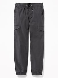 View large product image 3 of 3. Built-In Flex Ripstop Cargo Joggers For Boys