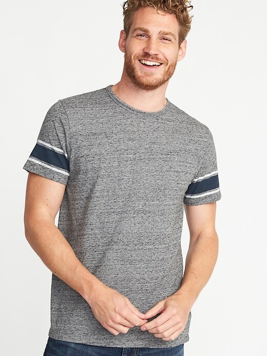 Image number 4 showing, Soft-Washed Football-Style Tee