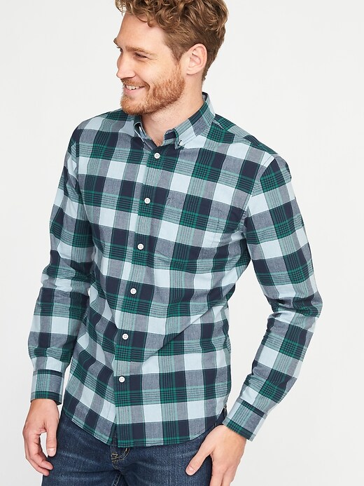 old navy everyday shirt slim fit