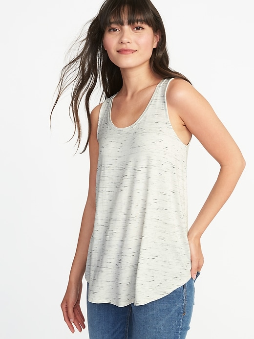 Image number 1 showing, Luxe Space-Dye Swing Tank for Women