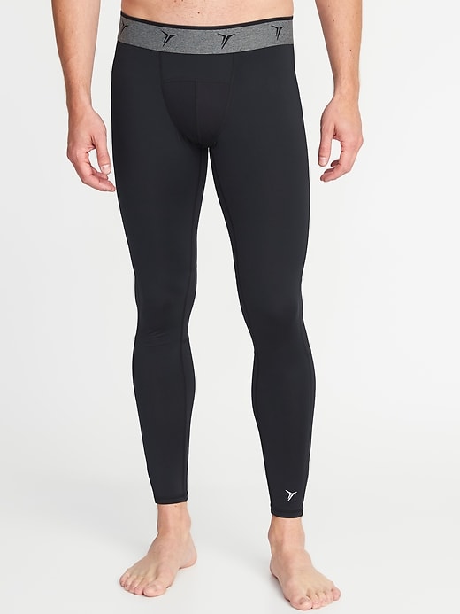 View large product image 1 of 2. Go-Dry Built-In Flex Base-Layer Tights