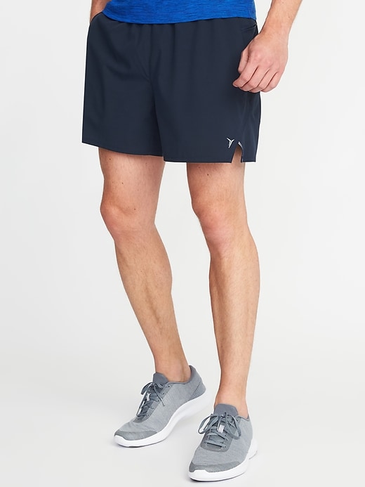 View large product image 1 of 2. Quick-Dry 4-Way Stretch Run Shorts (5")